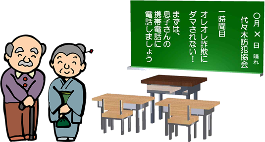 オレオレ詐欺にダマされない!